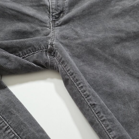 Ann Taylor Loft Pants Womens 12 Gray Corduroy Modern Skinny Ankle Cotton Stretch - Picture 10 of 16